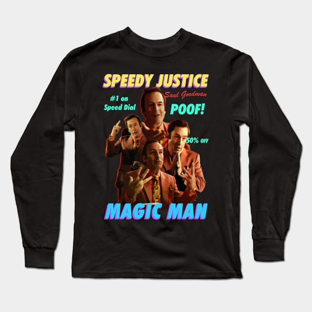 Magic Man Tee Long Sleeve T-Shirt by RetroVania
